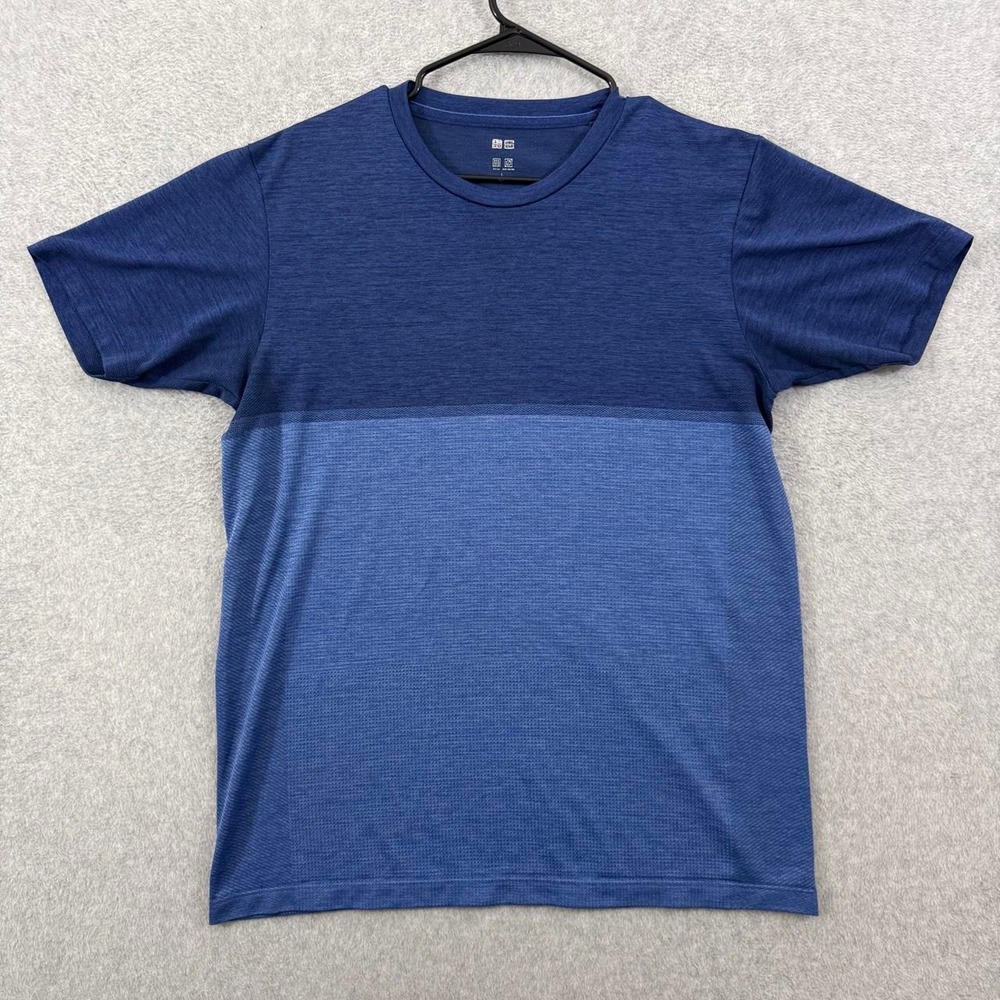 uniqlo t shirt mens large blue
